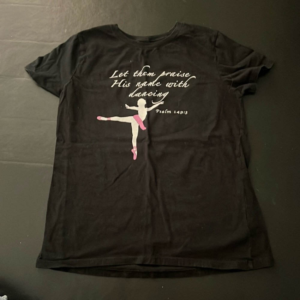 Black dancer shirt size Small